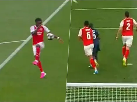 PSG vs Arsenal: mano y pisotón desatan polémica en la final