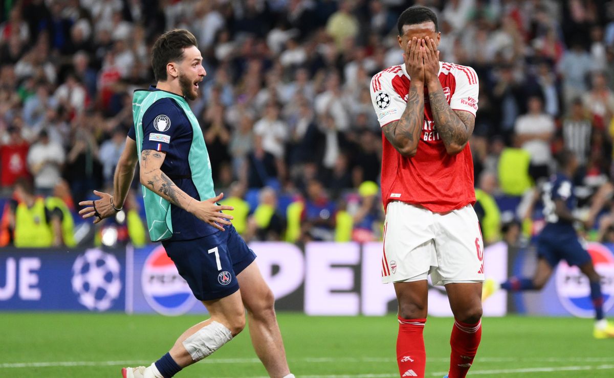 Gabriel condena a Arsenal: el penal que le cuesta la Champions League contra el PSG