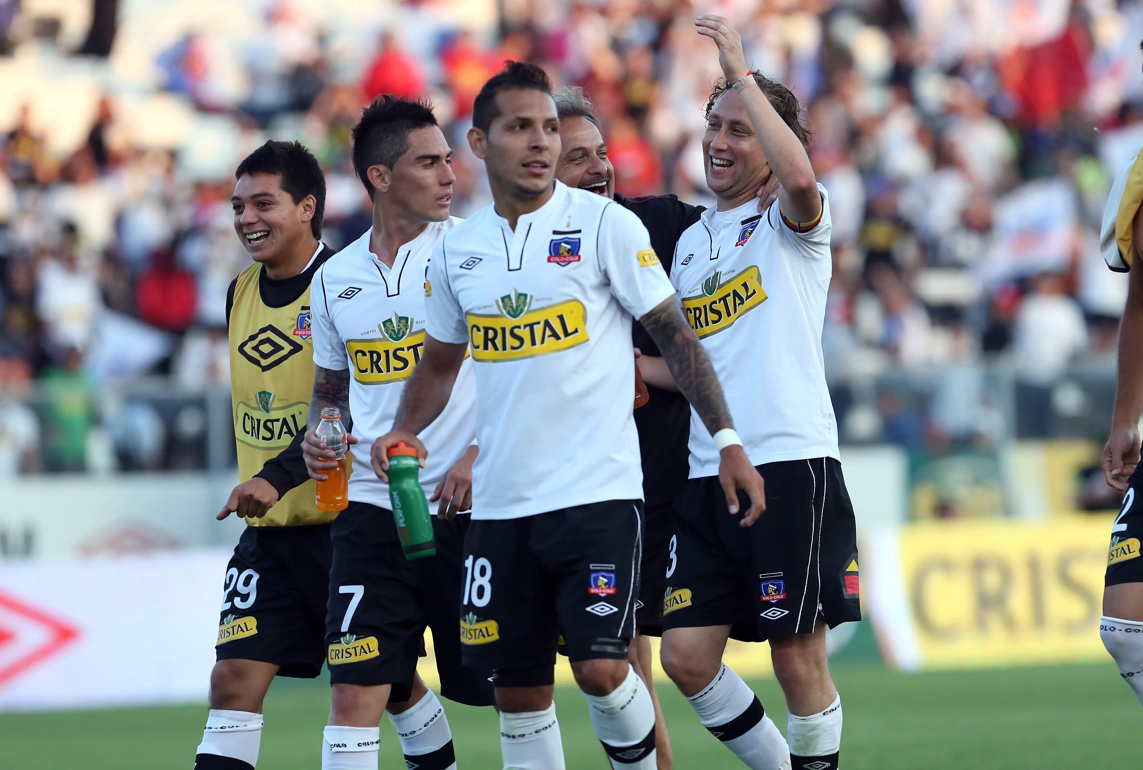 El jugador llegó el 2012 a los albos/Photosport