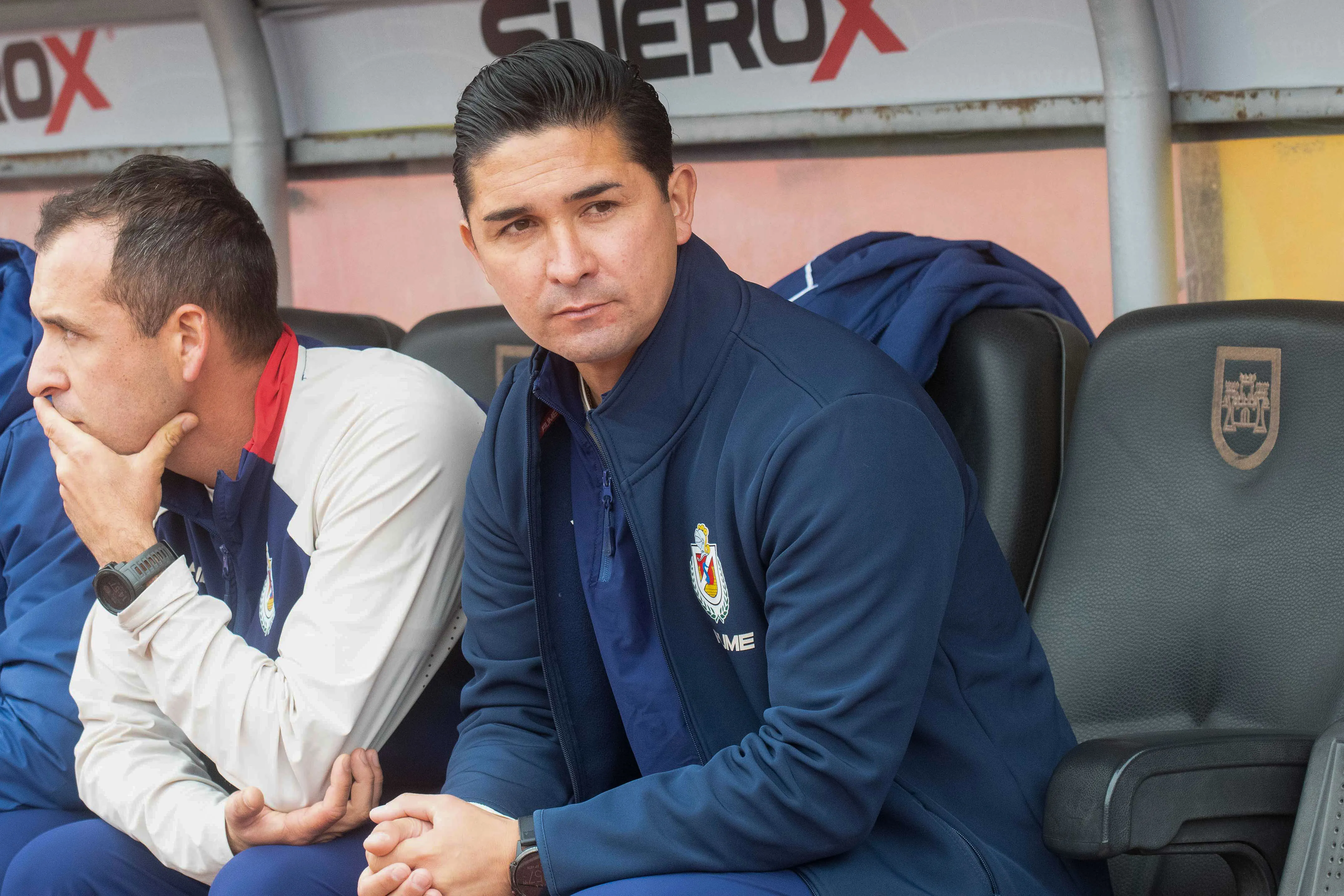 Felipe Gutiérrez en la banca de La Serena. Foto: Cristian Silva/Photosport