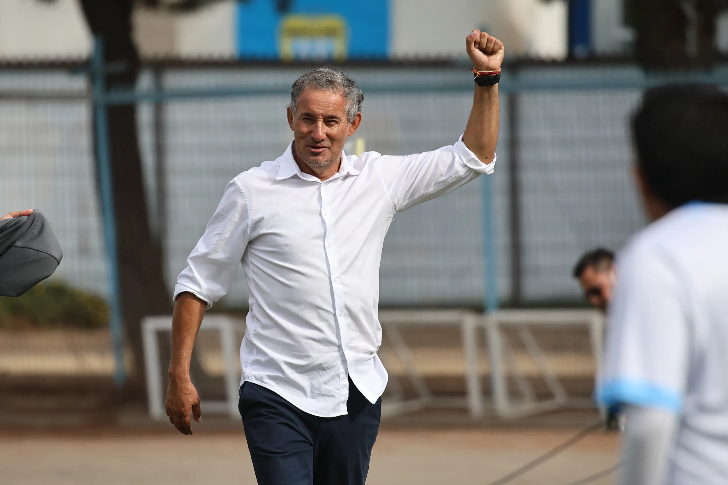 Miguel Ponce no quedó muy a gusto con el juego, pero sí con la victoria. (Diego Martin/Photosport).
