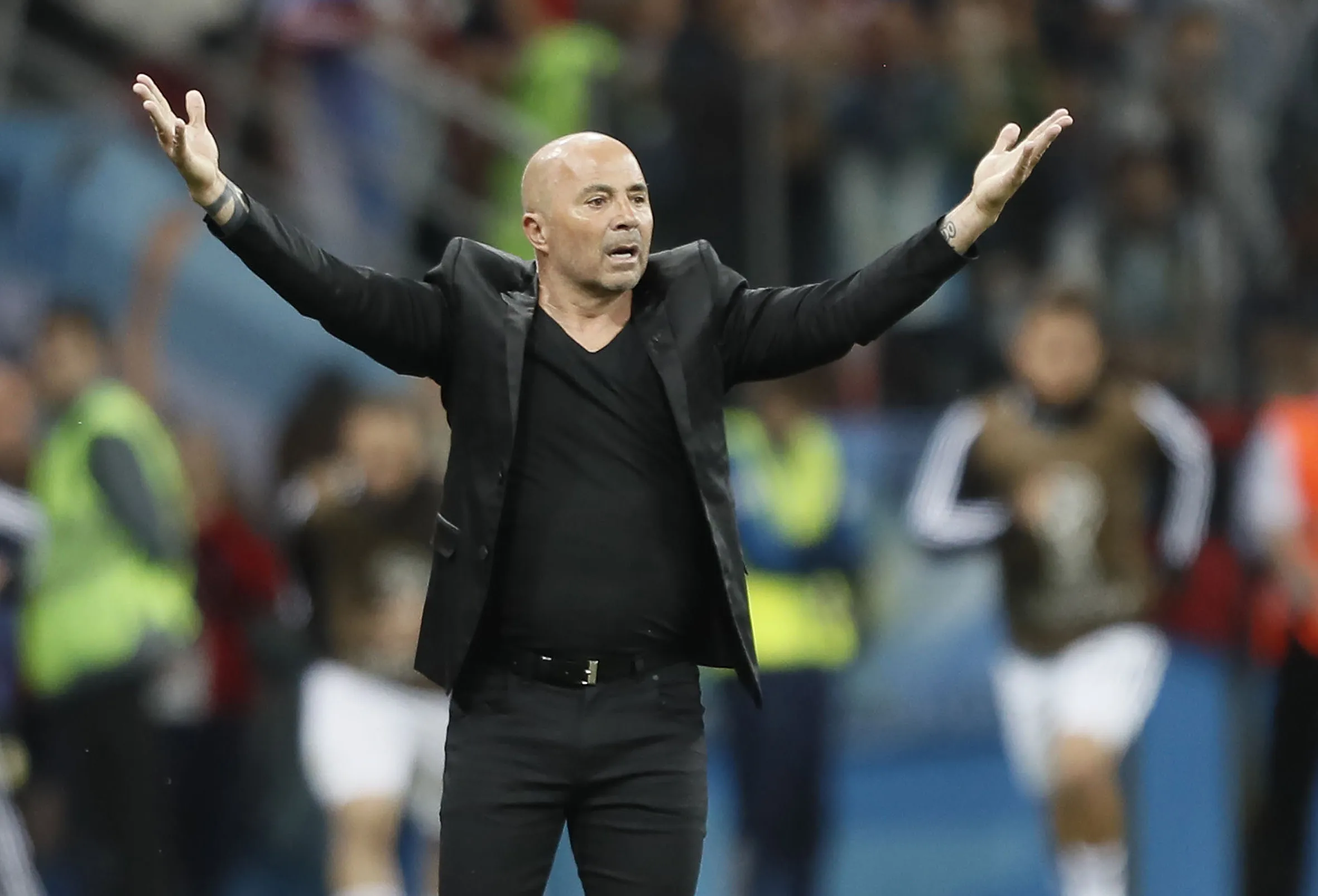 Sampaoli y su lado social salieron a la luz /Photosport