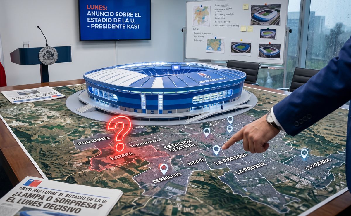 El secreto plan de U de Chile por el estadio: terrenos, reuniones y un gesto del Presidente Kast
