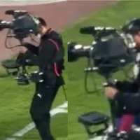 No se vio en TV: repudiable agresión de Charles Aránguiz a un camarógrafo
