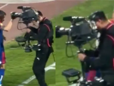 No se vio en TV: repudiable agresión de Charles Aránguiz a un camarógrafo