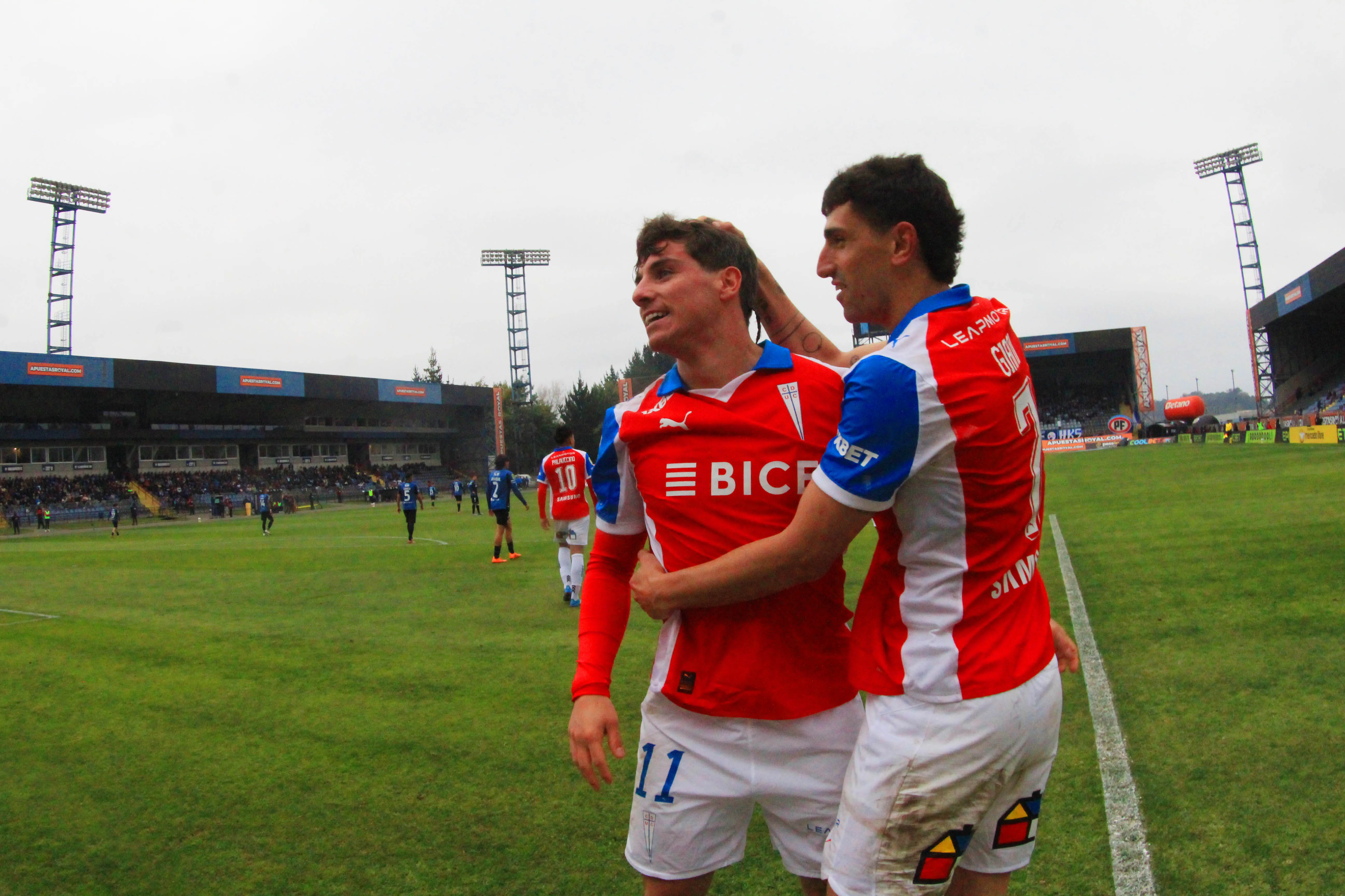Clemente Montes repitió con goles tal como ante Boca Juniors. Foto: Marco Vazquez/Photosport