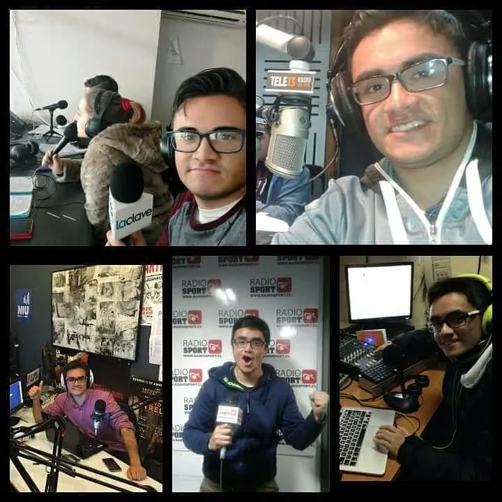 Los inicios de Astudillo en la radio, mientras era conserje.