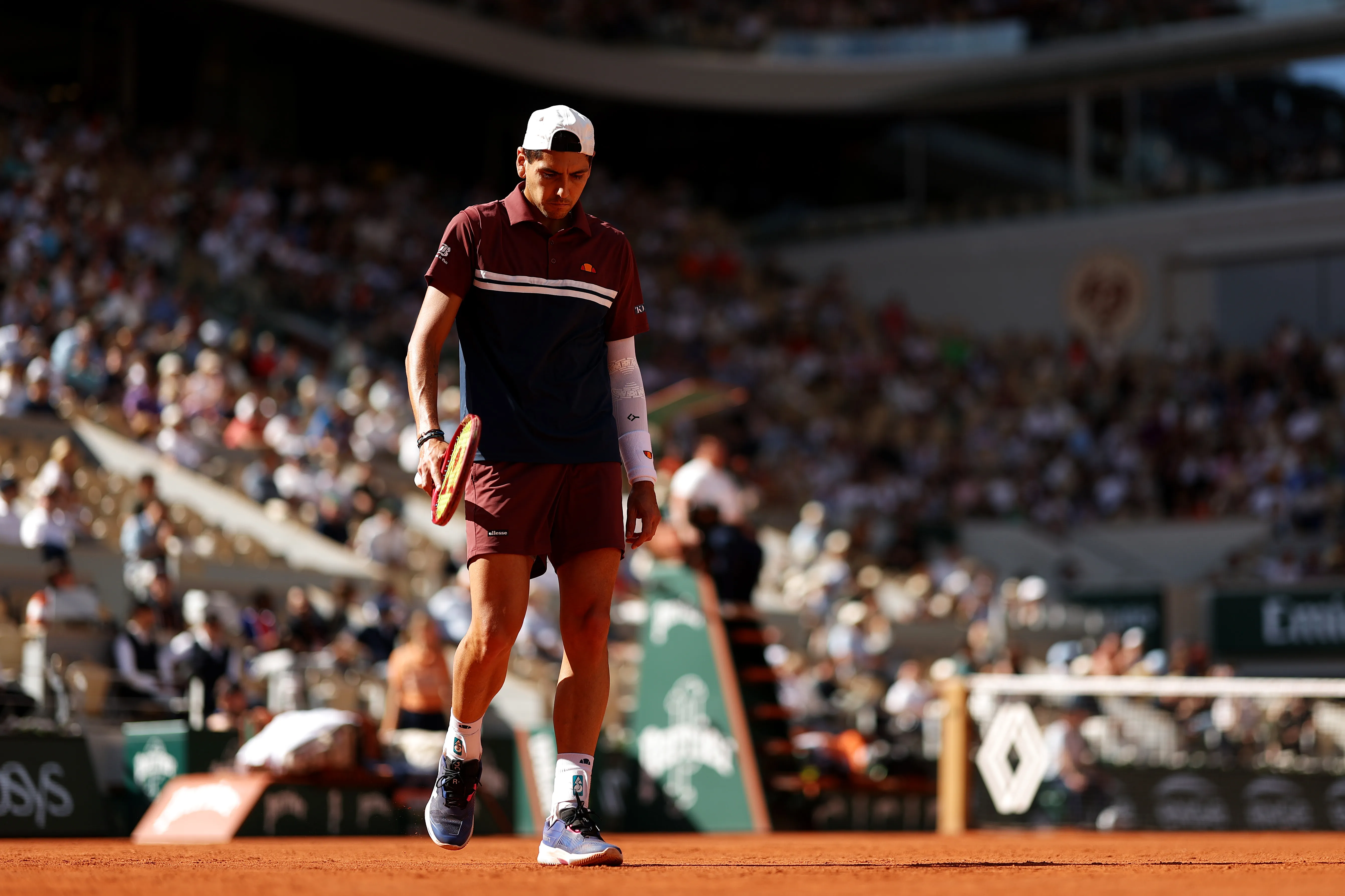 Alejandro Tabilo quedó eliminado en Roland Garros. (Photo by Matthew Stockman/Getty Images)