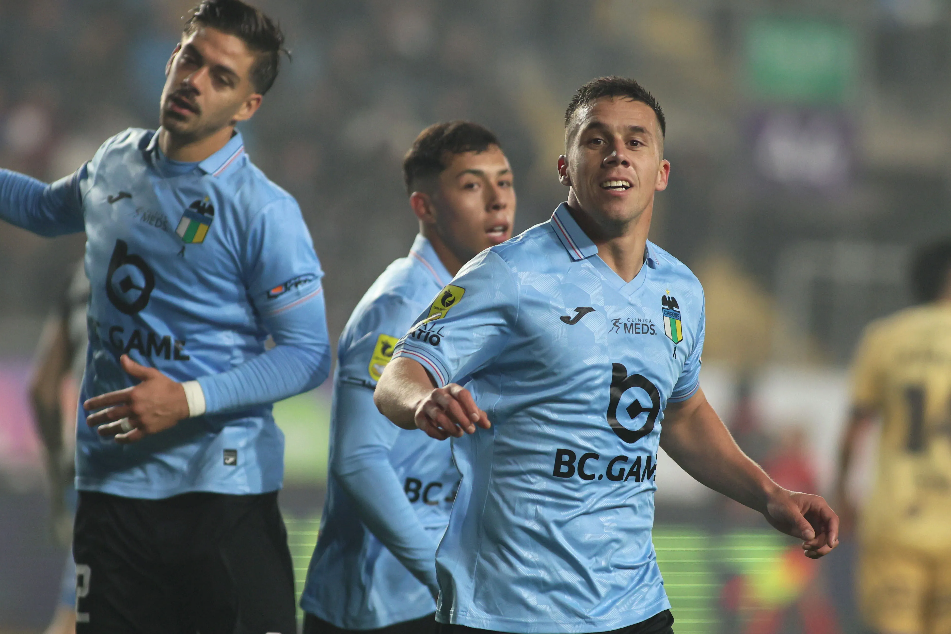 Otro festejo de González ante Everton. (Jorge Loyola/Photosport).