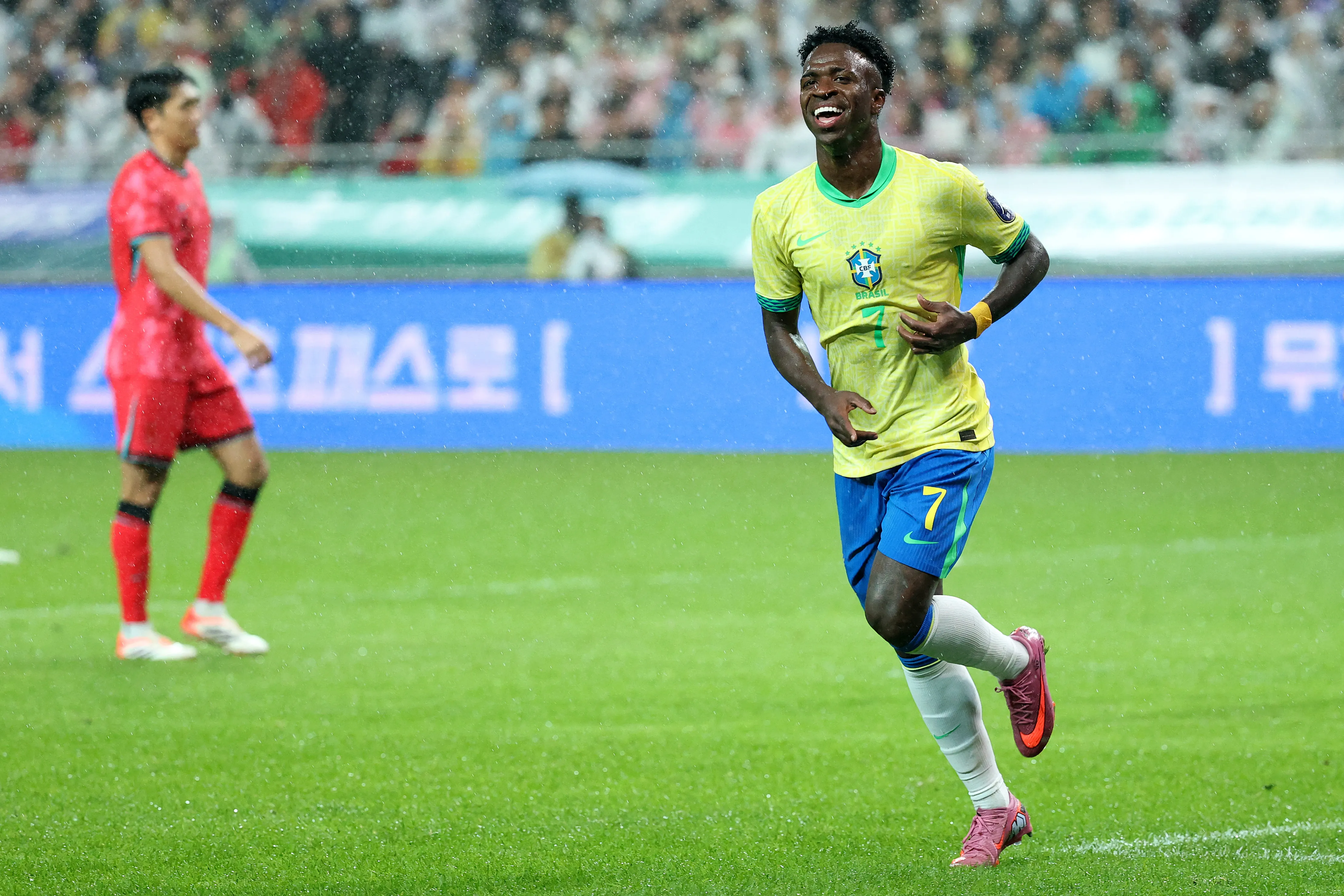 Vini celebrando un gol: una imagen recurrente | Getty Images