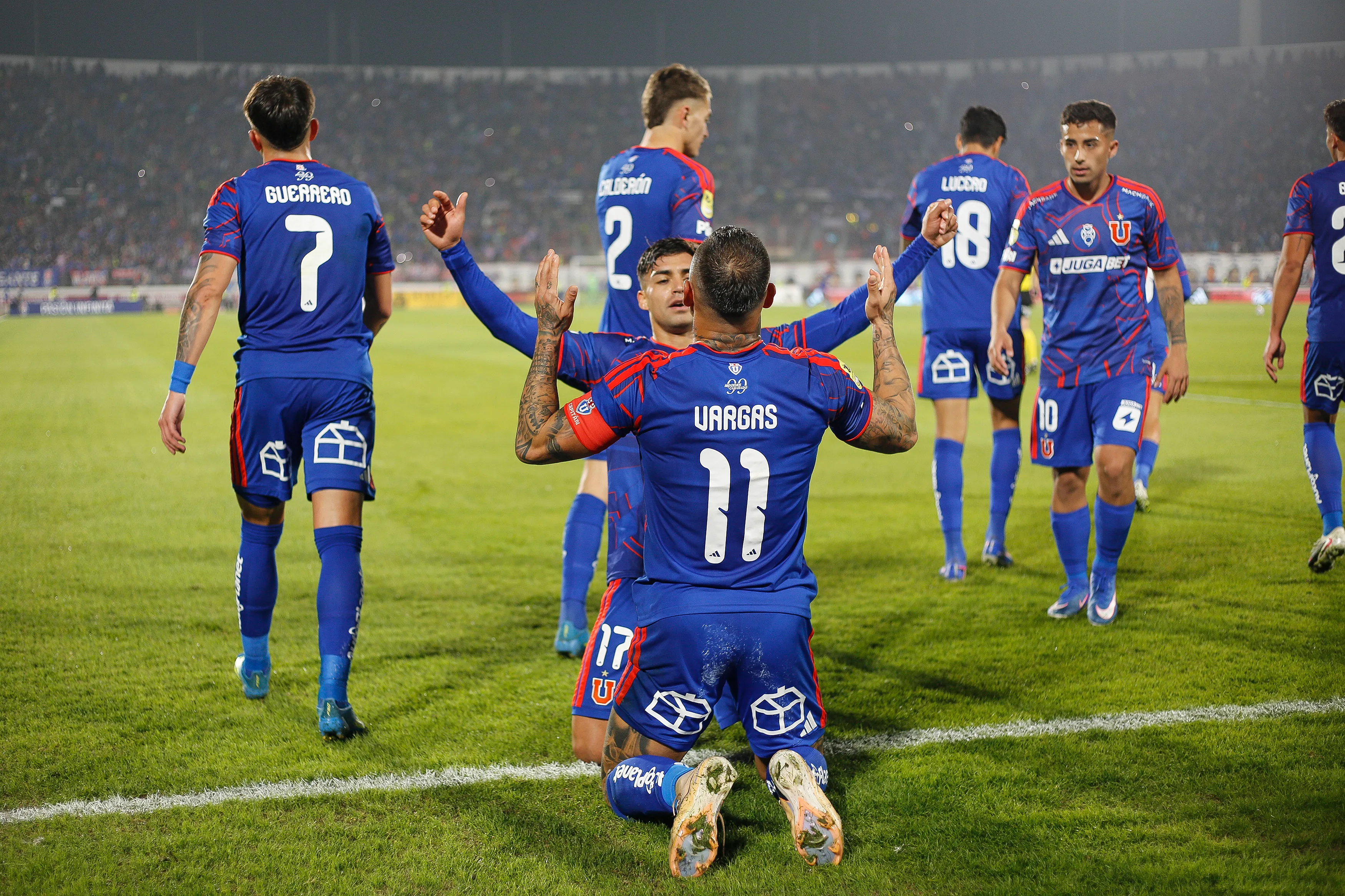 Eduardo Vargas suma cinco goles con U de Chile. Foto: Diego Martin/Photosport