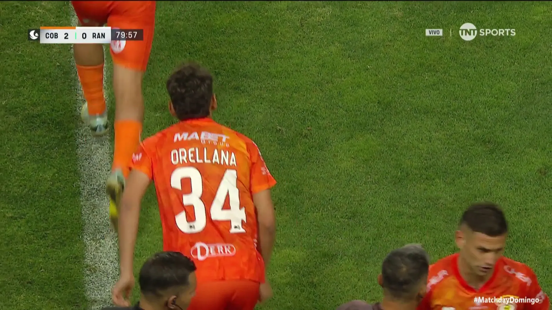 Camilo Orellana y el inolvidable momento del ingreso. (Captura TNT Sports).