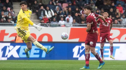 Gabriel Maureira mostró dudas en el arco de Colo Colo.