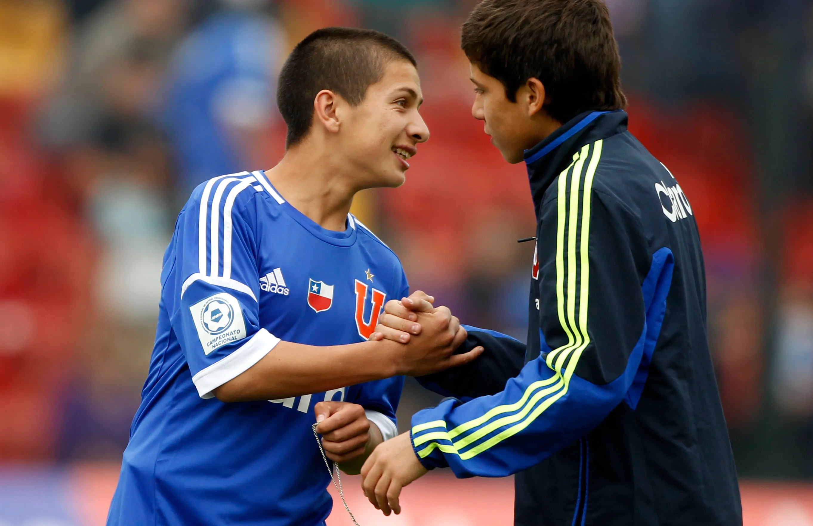 Benjamín Inostroza cuando aparecía en la Universidad de Chile. (Andrés Piña/Photosport).