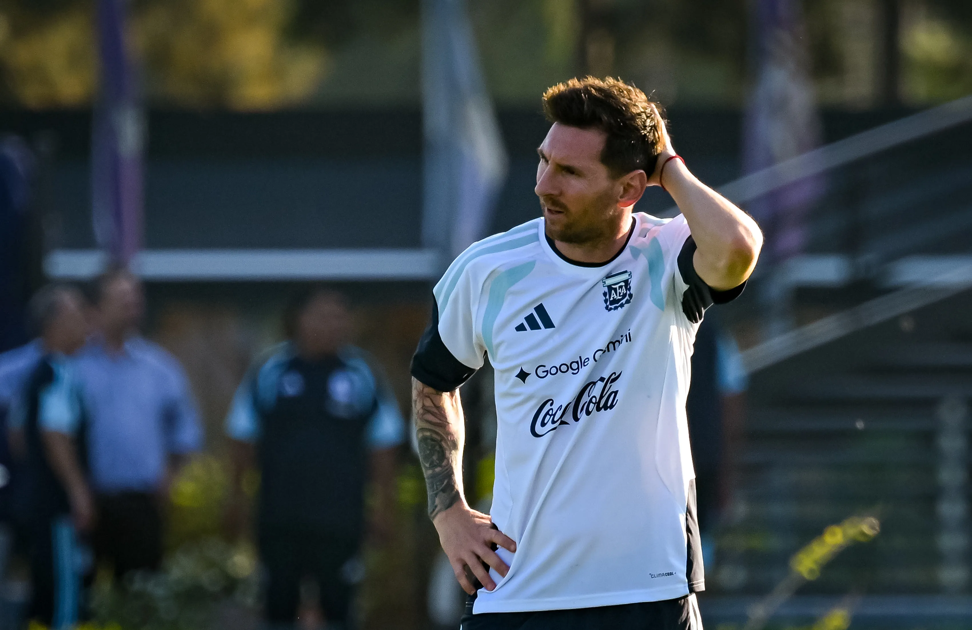 Messi se sigue recuperando para llegar al Mundial.  (Photo by Marcelo Endelli/Getty Images)