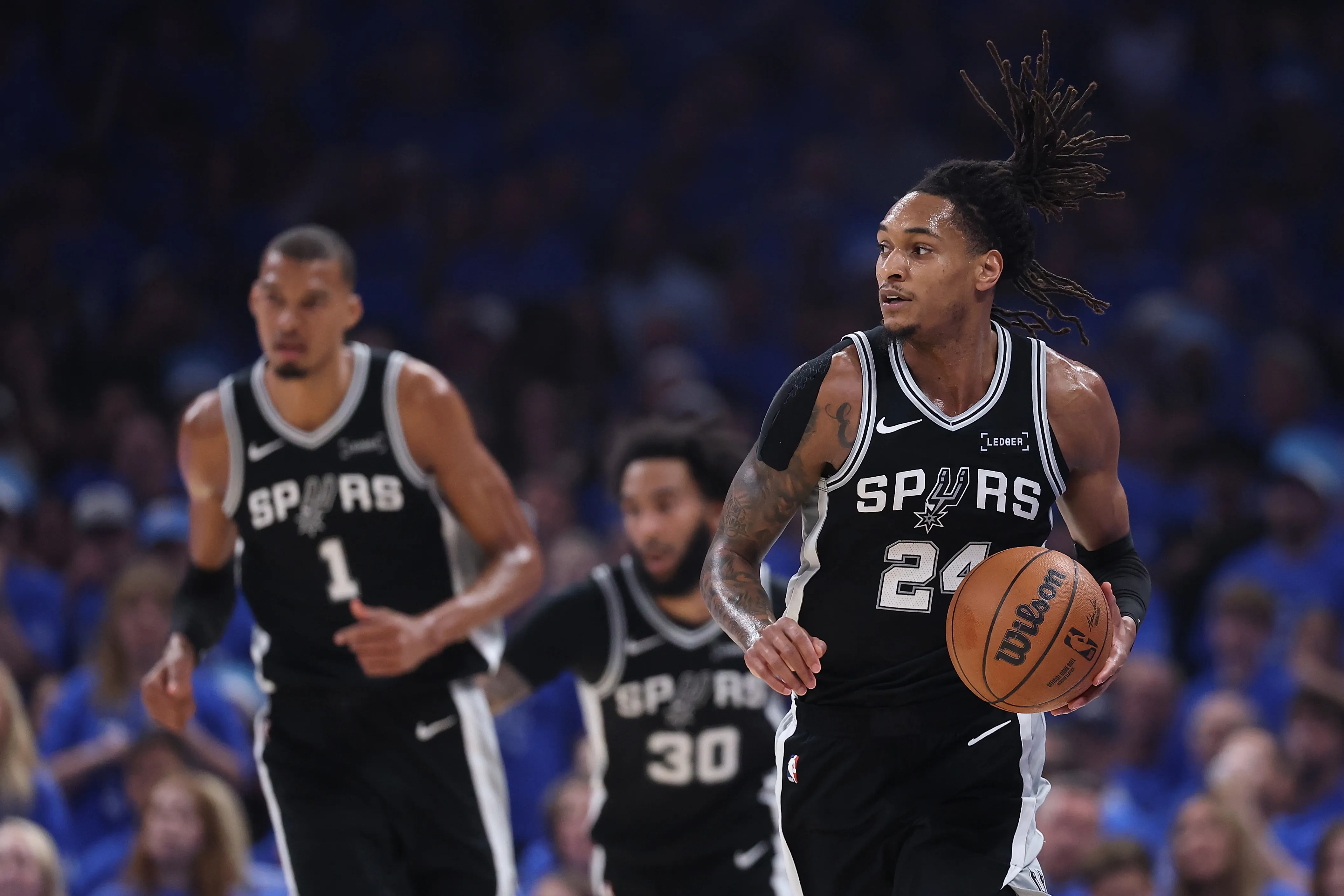 San Antonio dejó atrás a Oklahoma City Thunder/Getty Images)