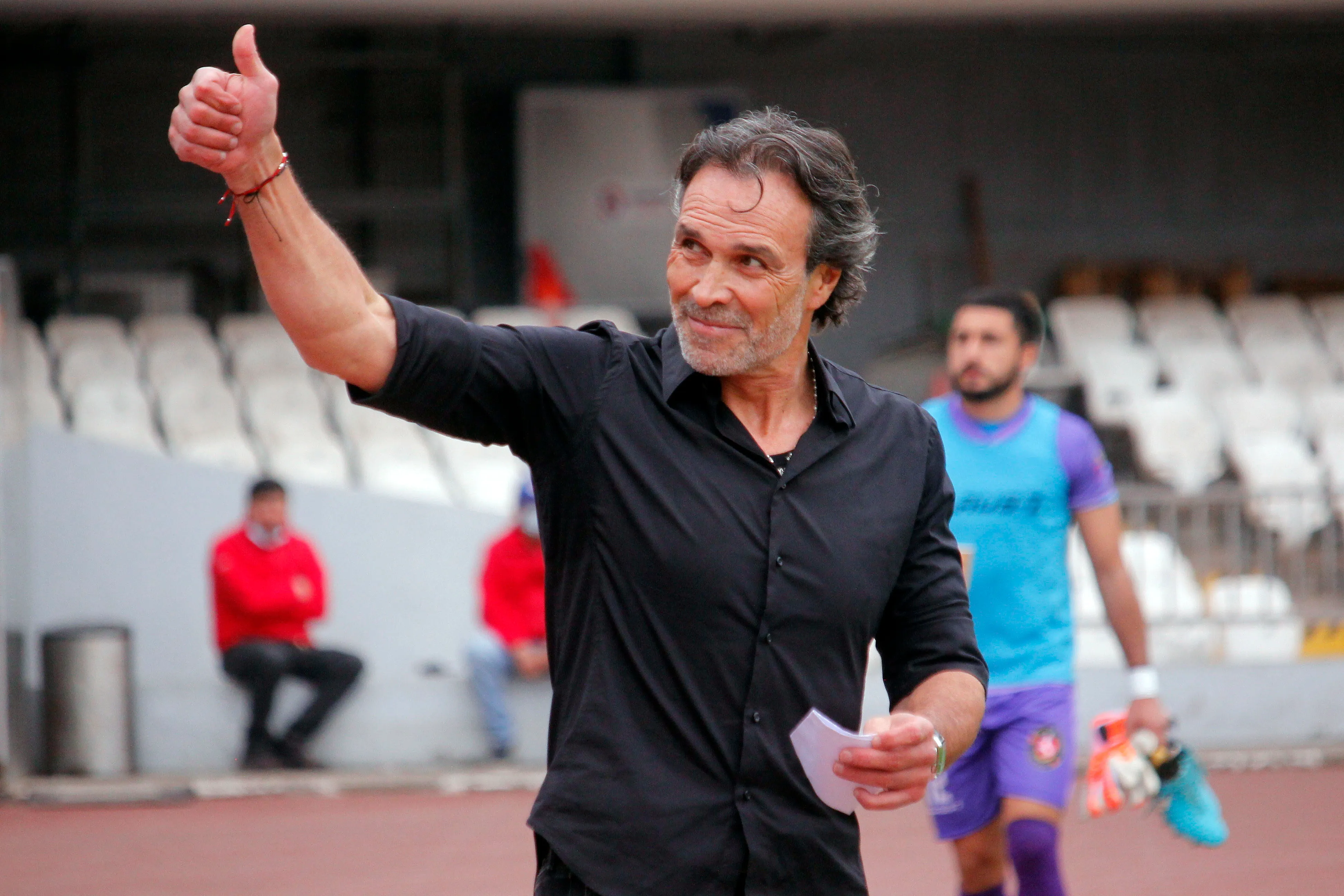 Marcelo Ramírez cuando trabajaba en Deportes Antofagasta. (Edgard Cross/Photosport).