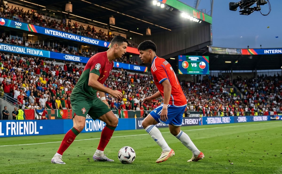 Chile desafía al Portugal de Cristiano Ronaldo: horario y dónde ver EN VIVO y GRATIS por TV el amistoso de La Roja