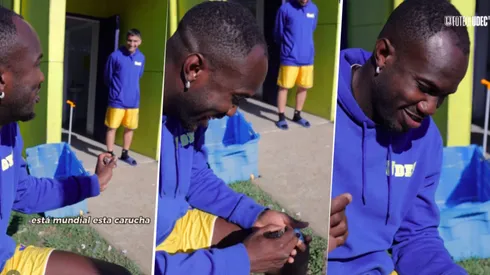 Waterman se volvió viral por su reacción a la lámina del Mundial
