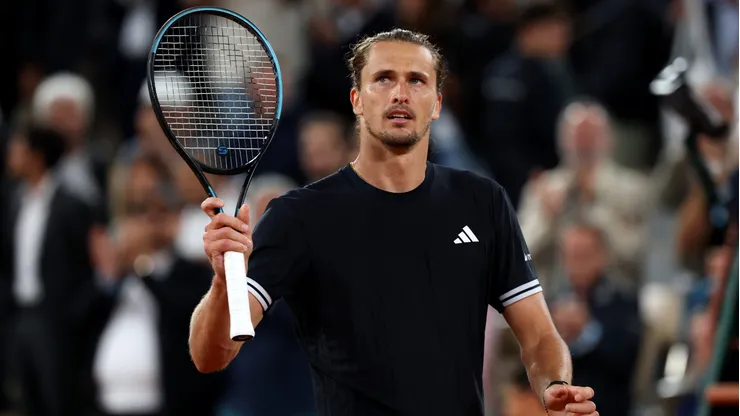 Alexander Zverev está en semifinales de Roland Garros.