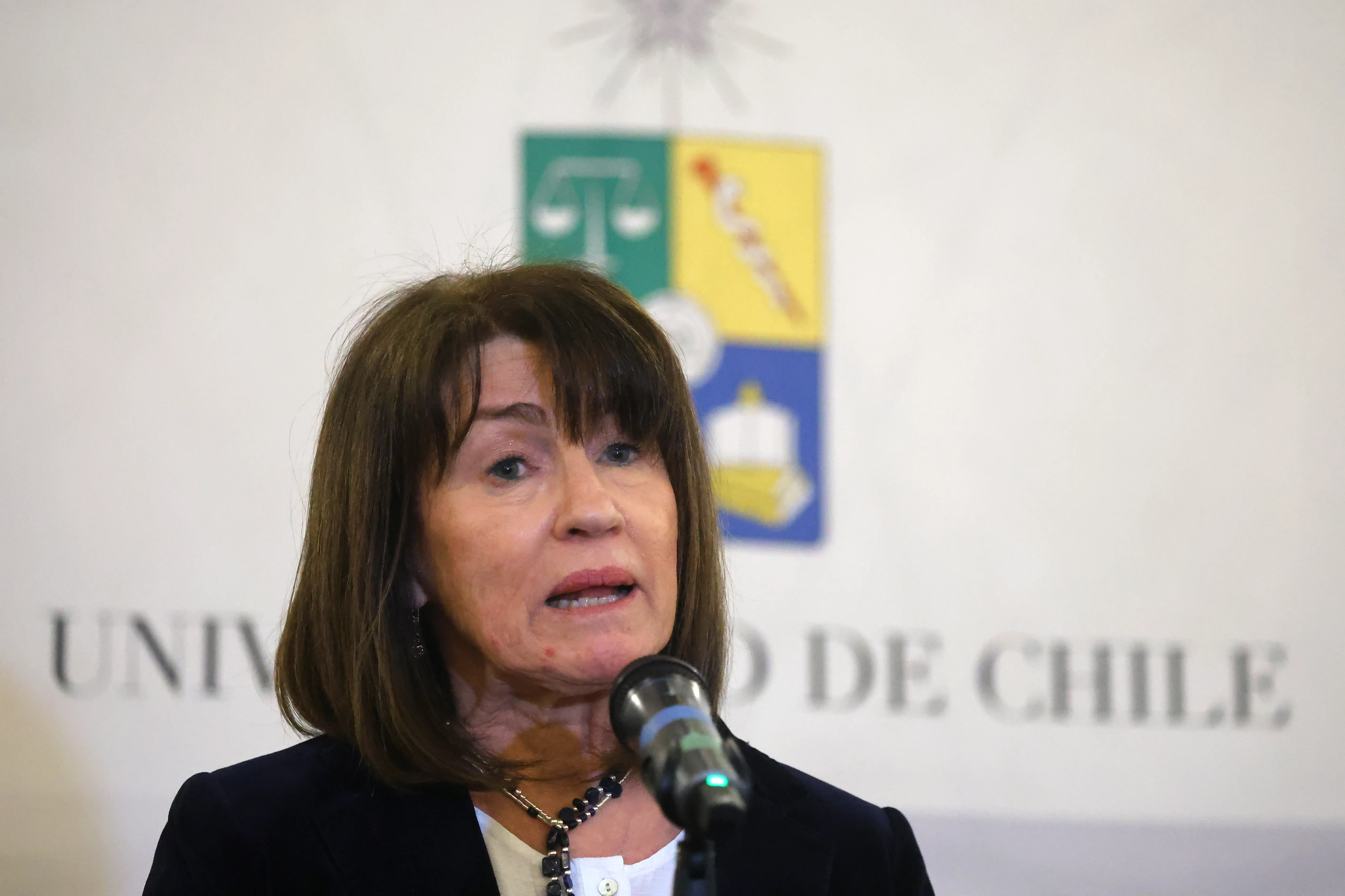 Alejandra Mizala fue electa luego de segunda vuelta de las elecciones para la Rectoría de la Universidad de Chile. Foto: Jonnathan Oyarzun/Aton Chile