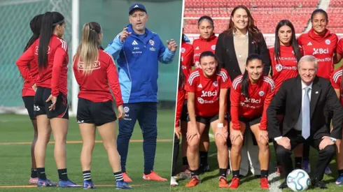 Natalia Ducó tuvo particular encuentro con la Roja Femenina
