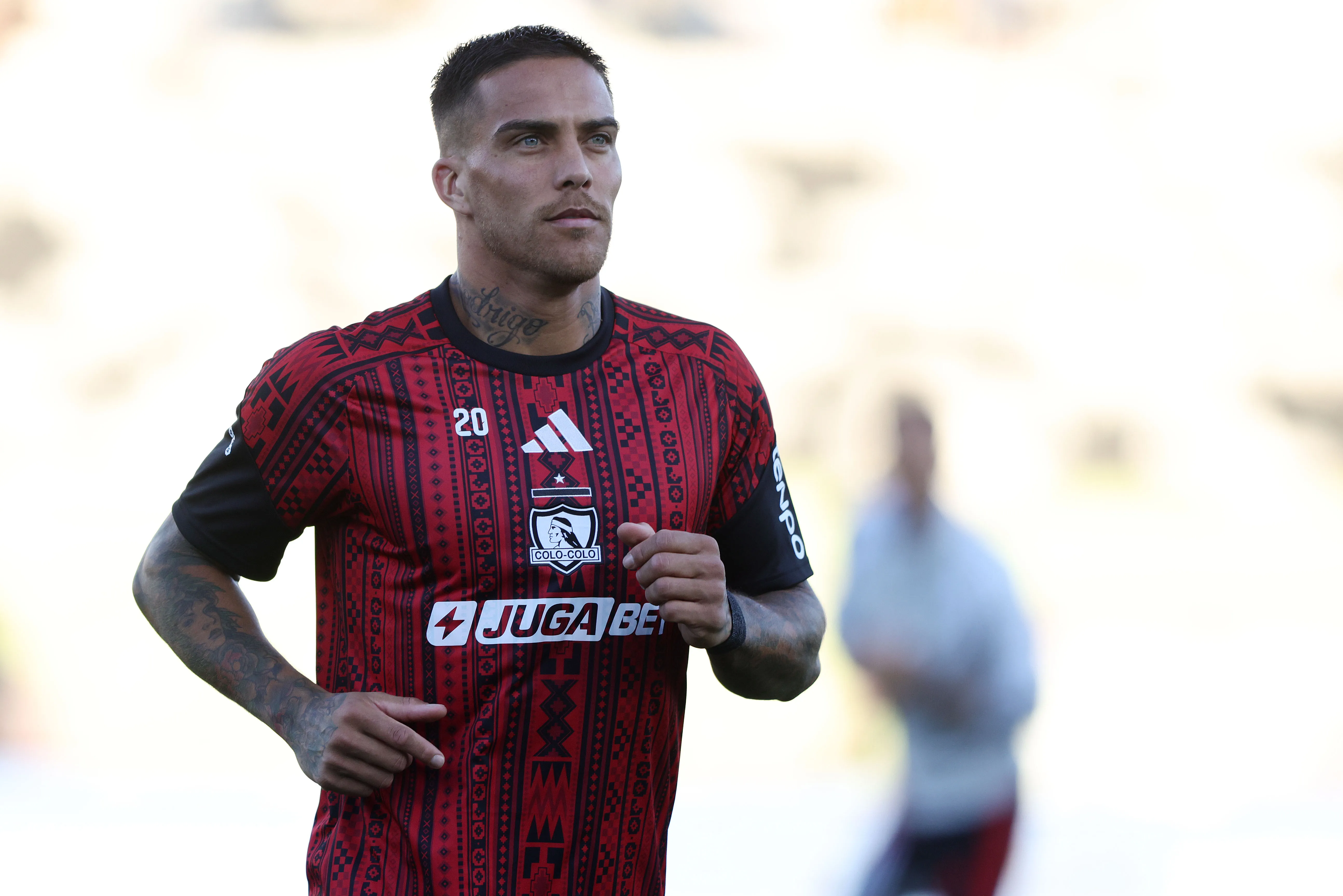 Javier Méndez apenas suma 153 minutos de acción con la camiseta de Colo Colo. | Foto: Photosport.