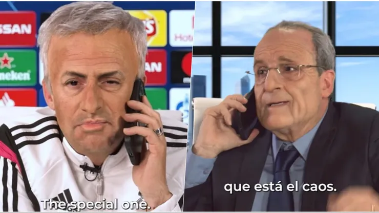 La imitación de Kramer a Mourinho y Florentino Pérez