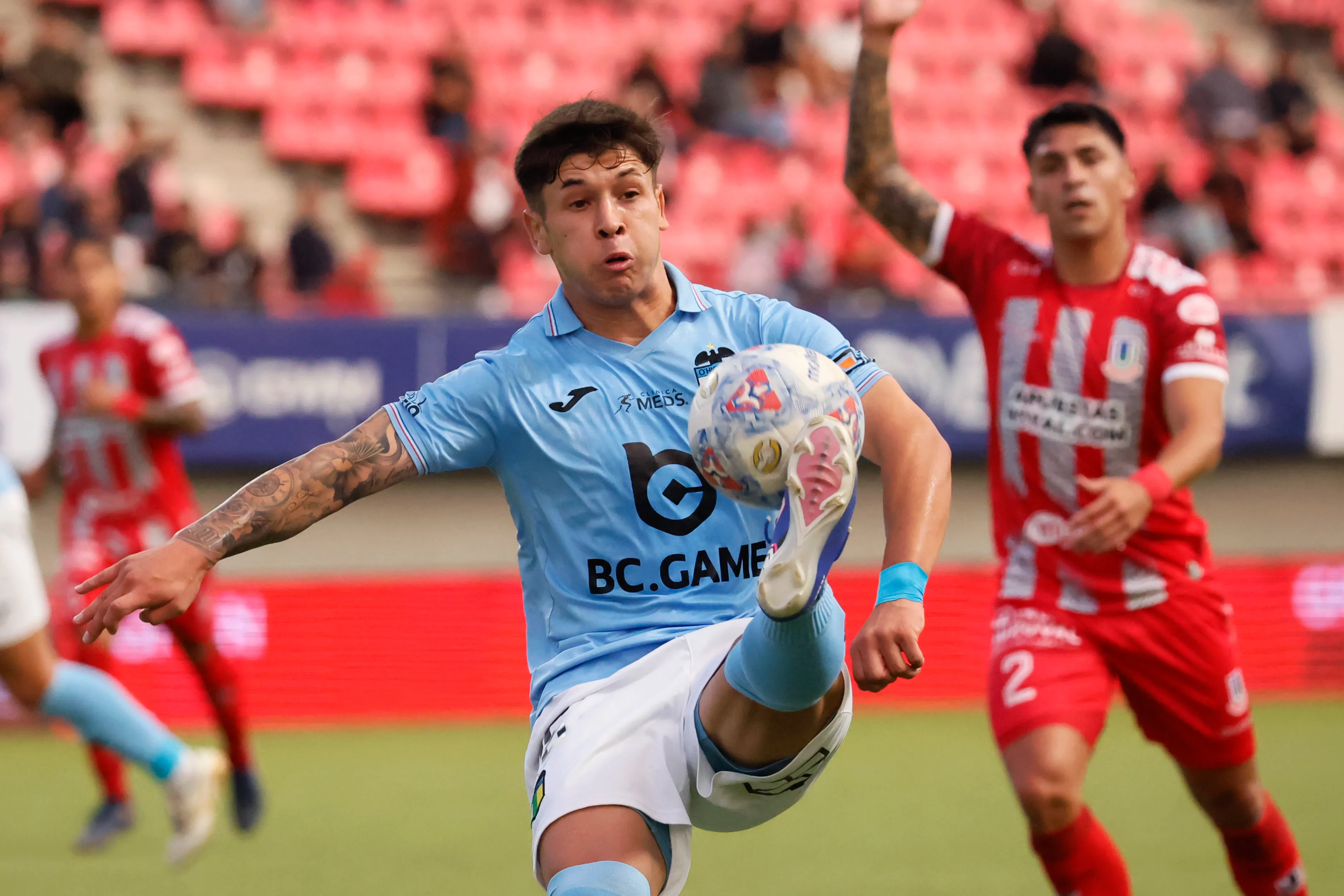 Godoy en uno de los pocos duelos donde jugó este año /Photosport