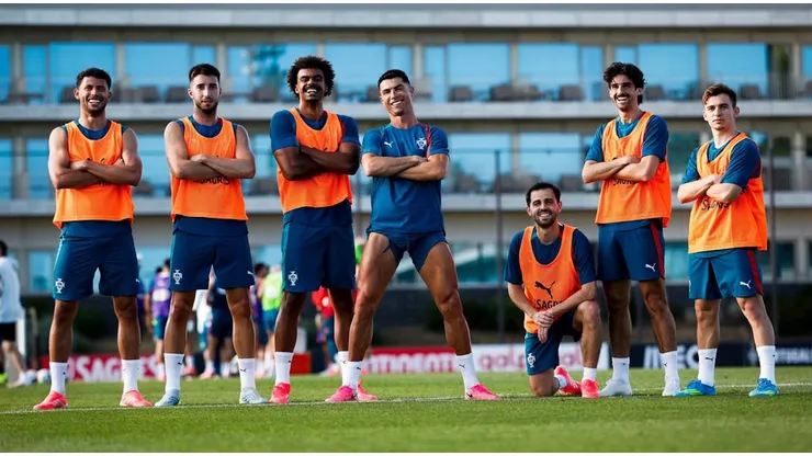 Portugal se prepara para el amistoso con Chile este sábado