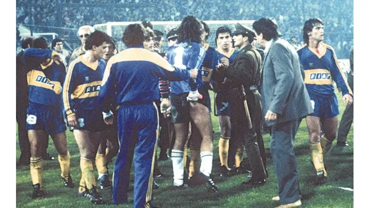 La pelea contra Boca Juniors es uno de los momentos más recordados de aquel Colo Colo campeón de Copa Libertadores 1991. Foto: Archivo.
