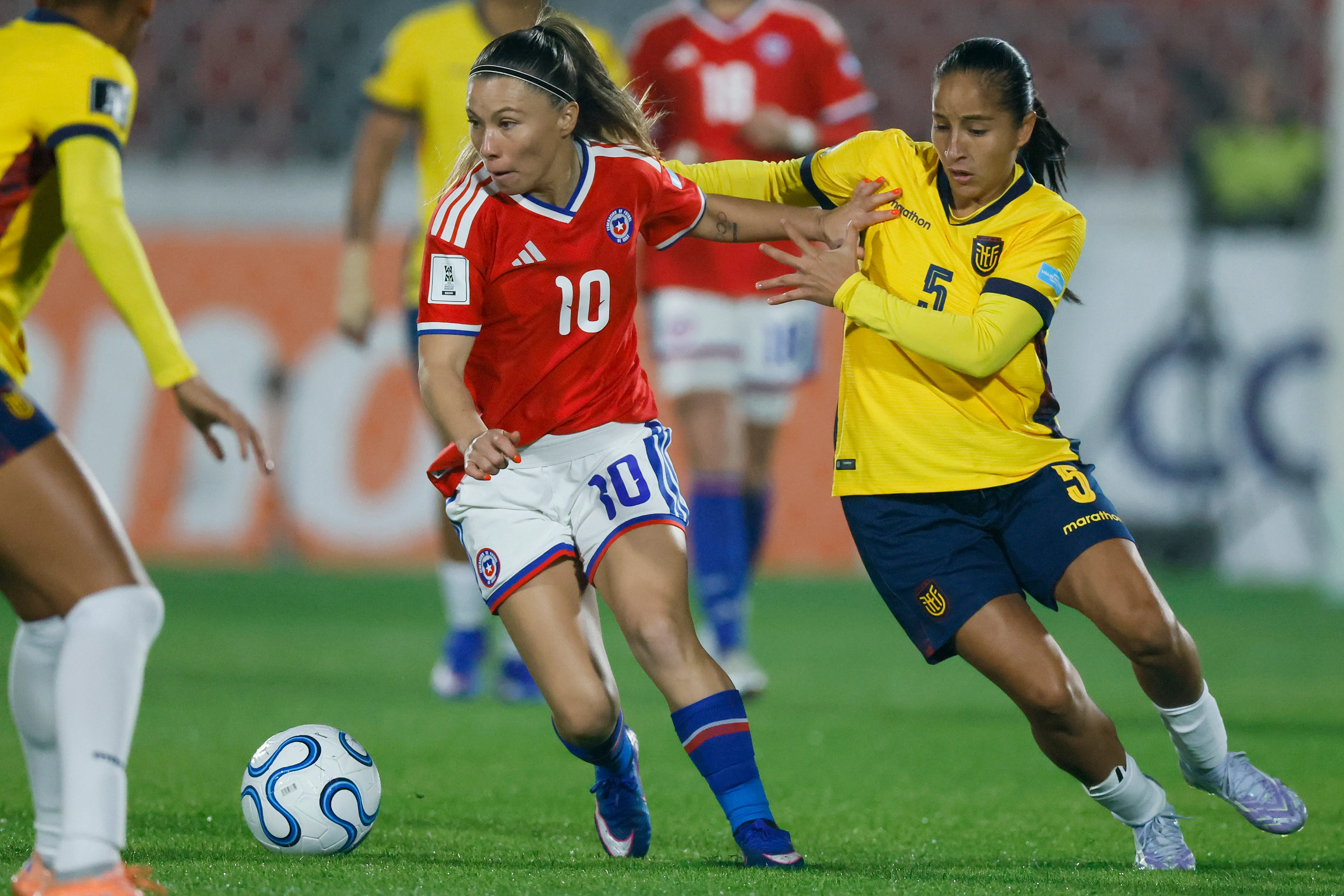 La selección chilena femenina quedó sin chances de ir al Mundial 2027 de Brasil. | Foto: Photosport.