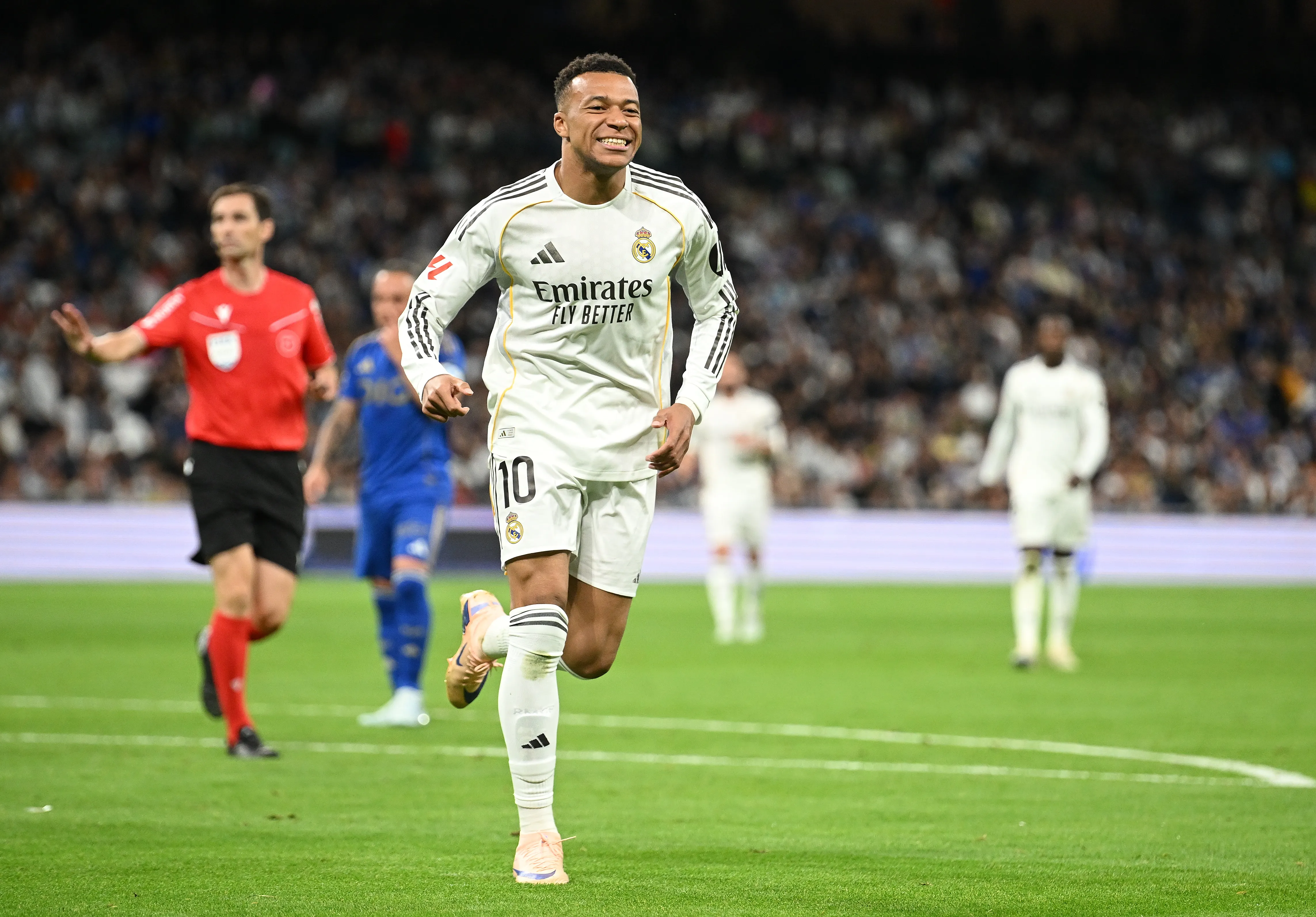 El francés Kylian Mbappé del Real Madrid | Getty Images