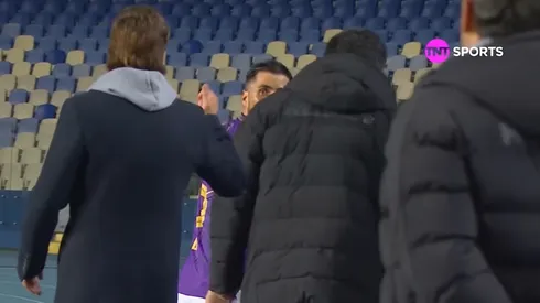 Fernando Díaz y Nelson Sepúlveda tuvieron un tenso diálogo tras una decisión técnica del Nano.