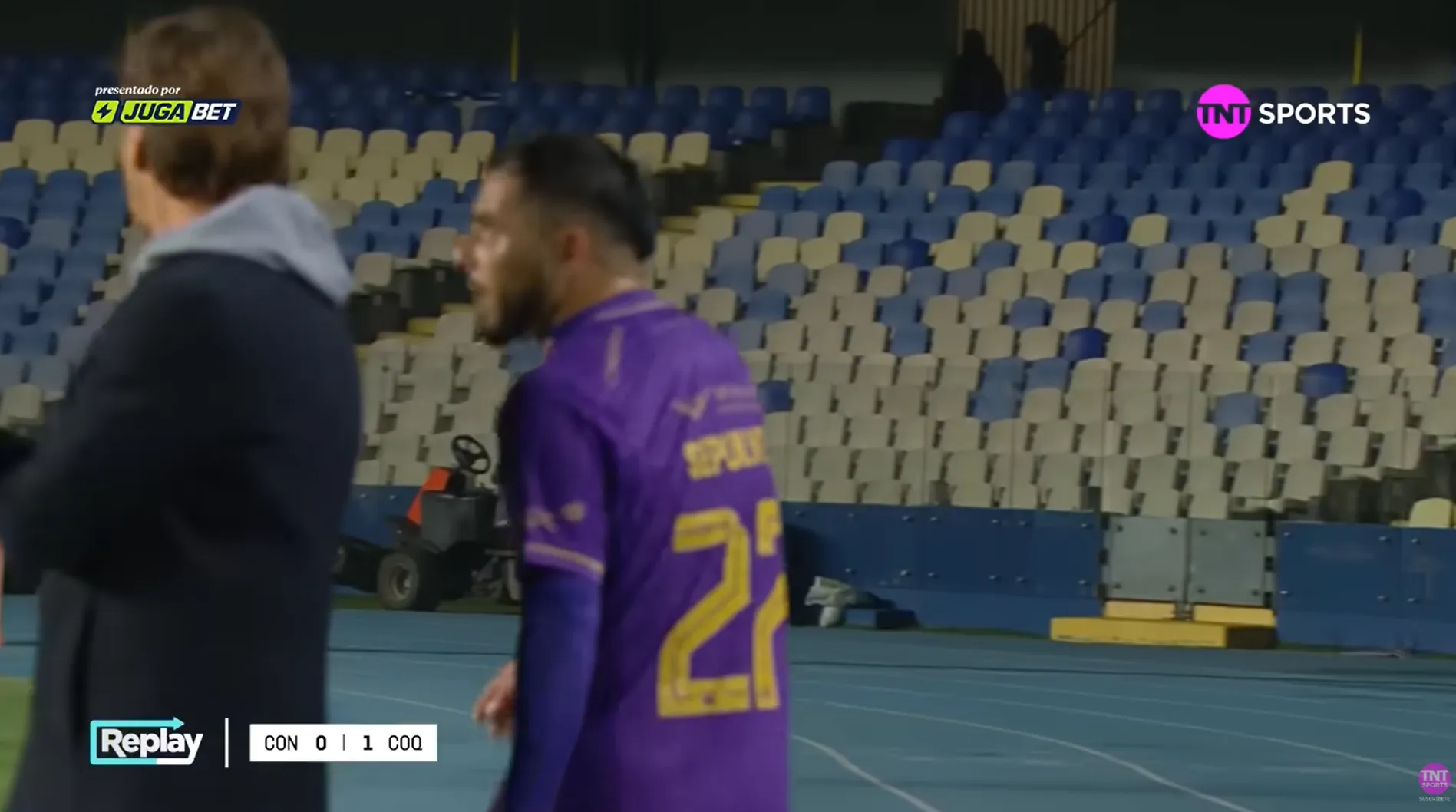 Parte del tenso diálogo entre Sepúlveda y el Nano Díaz. (Captura TNT Sports).
