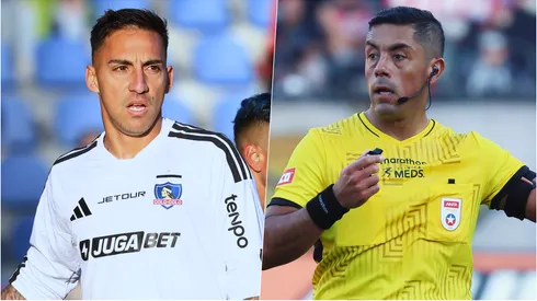 Javier Correa mostró su enojo con el árbitro