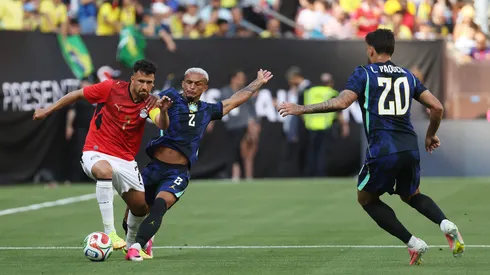 Wesley se lesionó en el amistoso de Brasil ante Egipto.