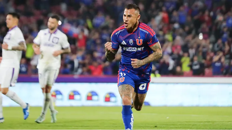 Edu Vargas es el goleador azul en esta Liga de Primera.