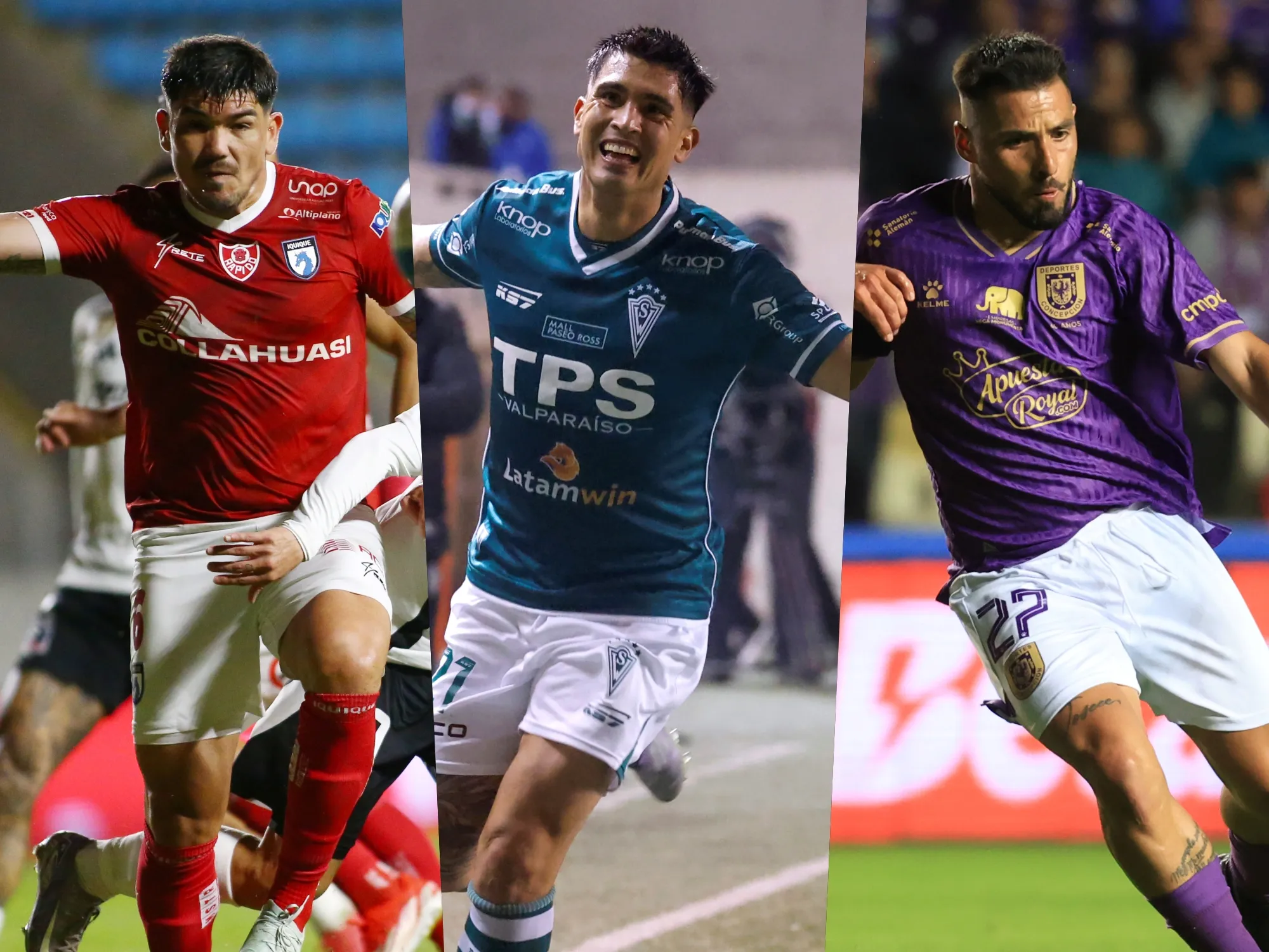 Luis Casanova, Juan Ignacio Duma y Nelson Sepúlveda, los tres nombres que tiene Cobreloa en este mercado de fichajes invernal. | Foto: Photosport.