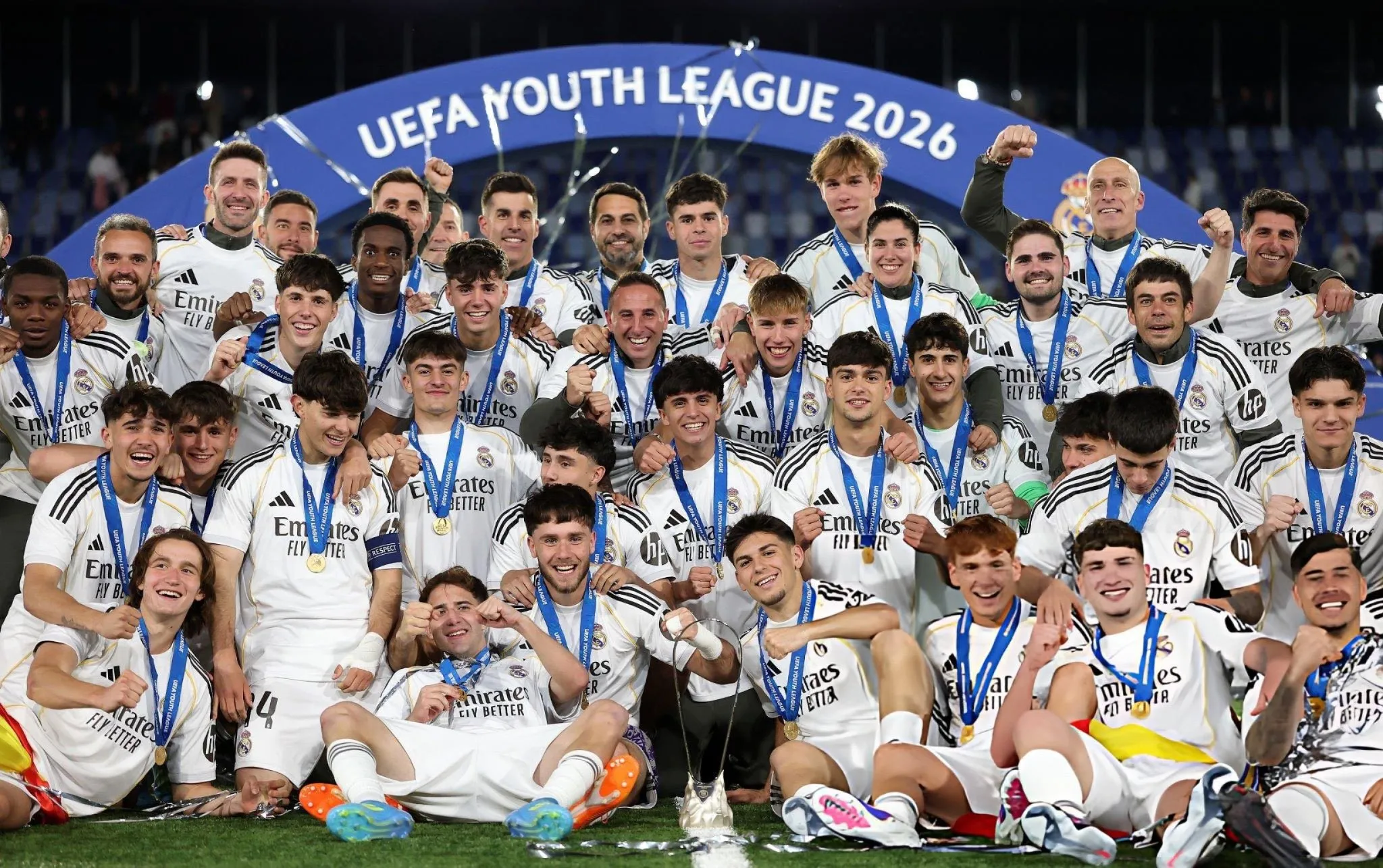 Real Madrid campeón de la Champions Sub 20, jugará contra Wanderers en Chile: (Foto: Real Madrid).