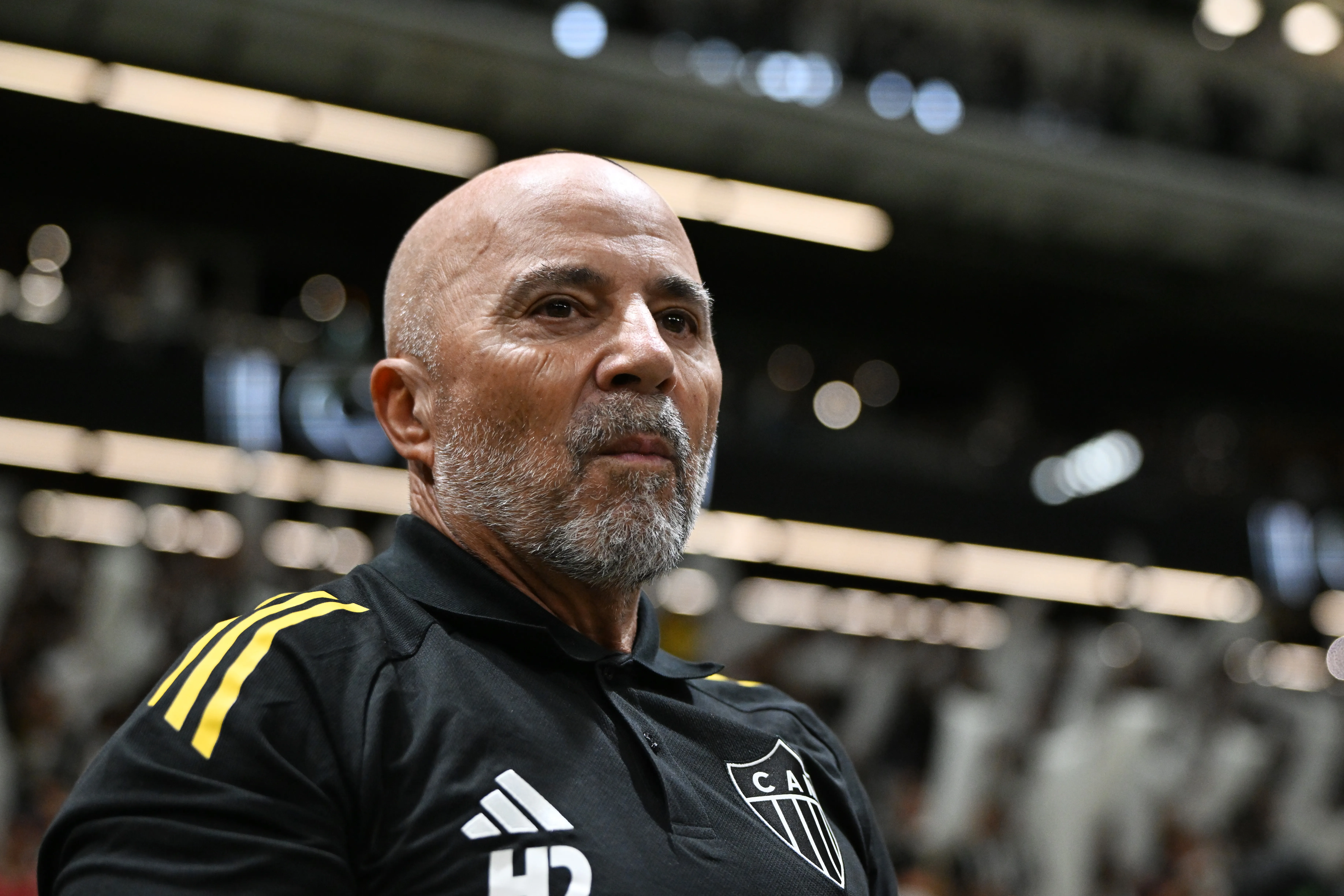El último trabajo de Jorge Sampaoli fue en Atlético Mineiro de Brasil, donde vivió su segundo ciclo. (Pedro Vilela/Getty Images).