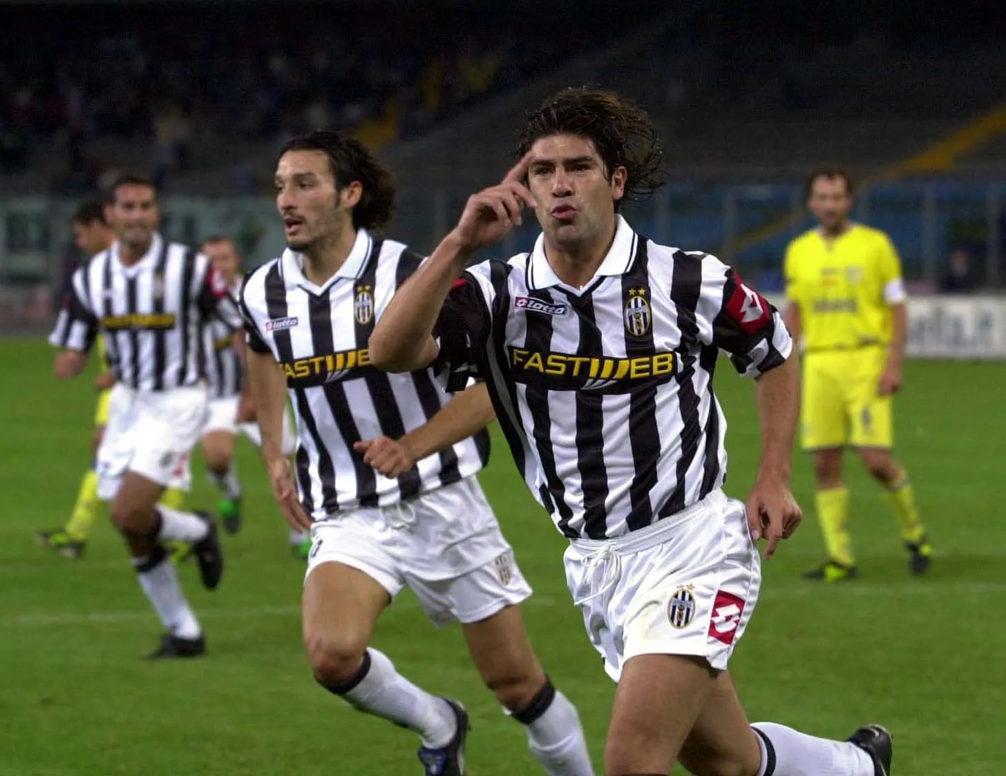 Marcelo Salas haciendo lo que mejor sabía en la Juventus: anotar | Getty Images