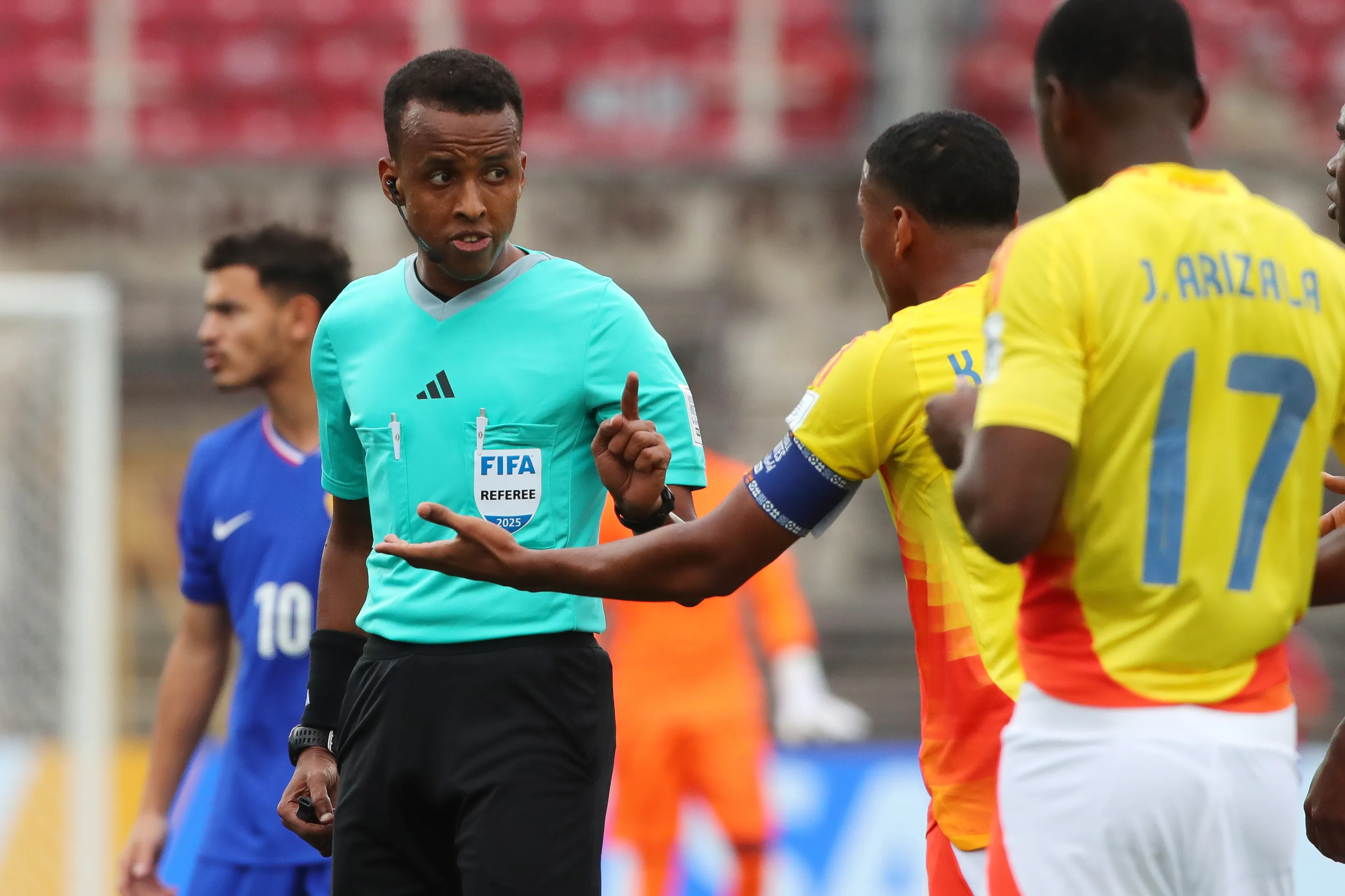 Omar Abdulkadir Artan arbitró en el Mundial Sub 20 en Chile | Photosport