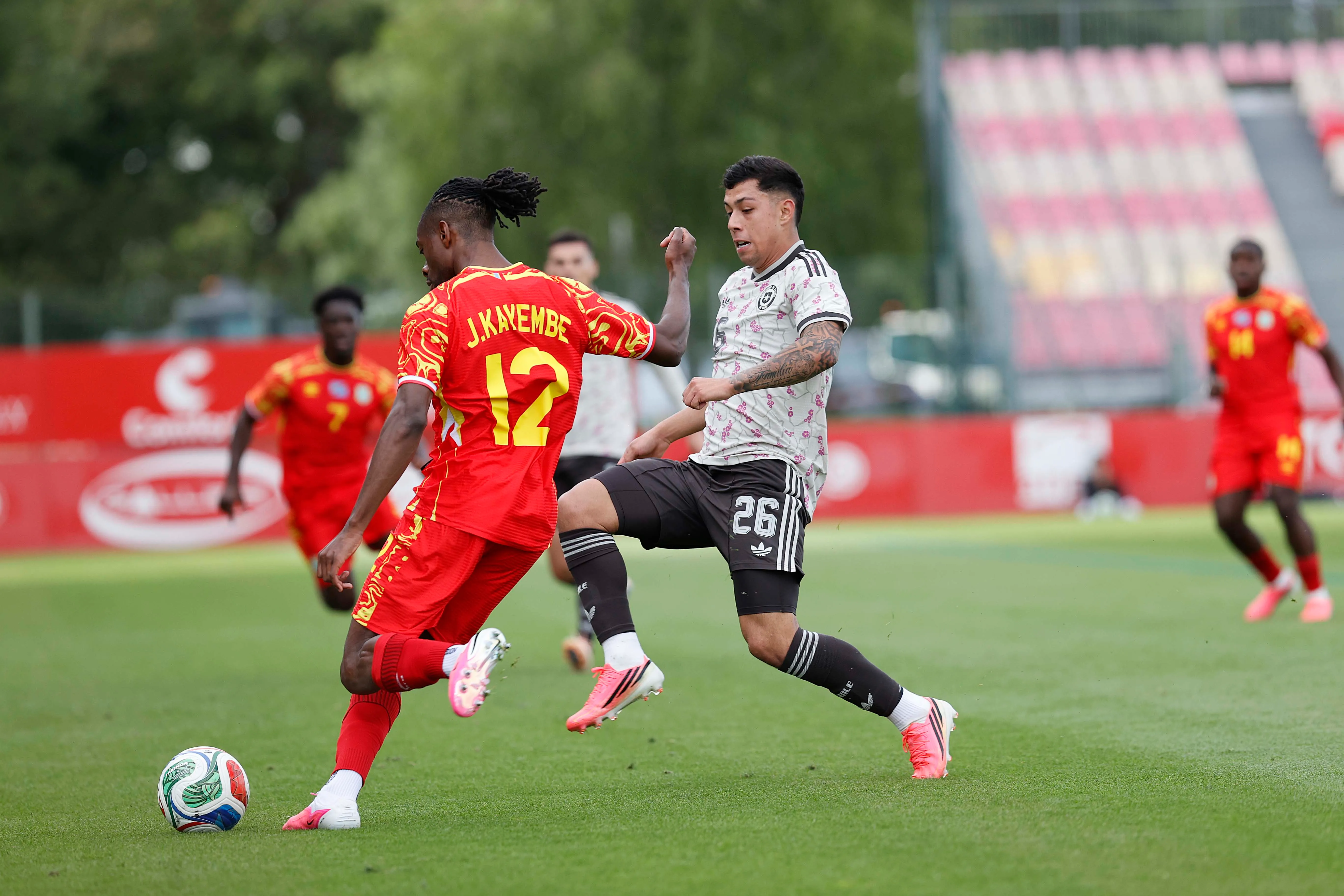 Felipe Faúndez apareció como alternativa real en Chile frente a Congo. Foto: Carlos Parra, Comunicaciones FFCh.