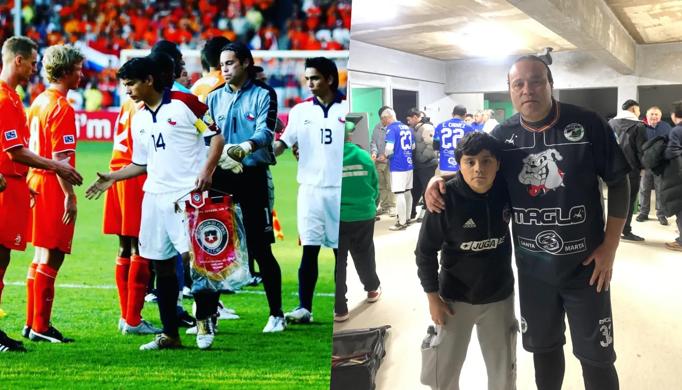 El antes y el después del querido portero.