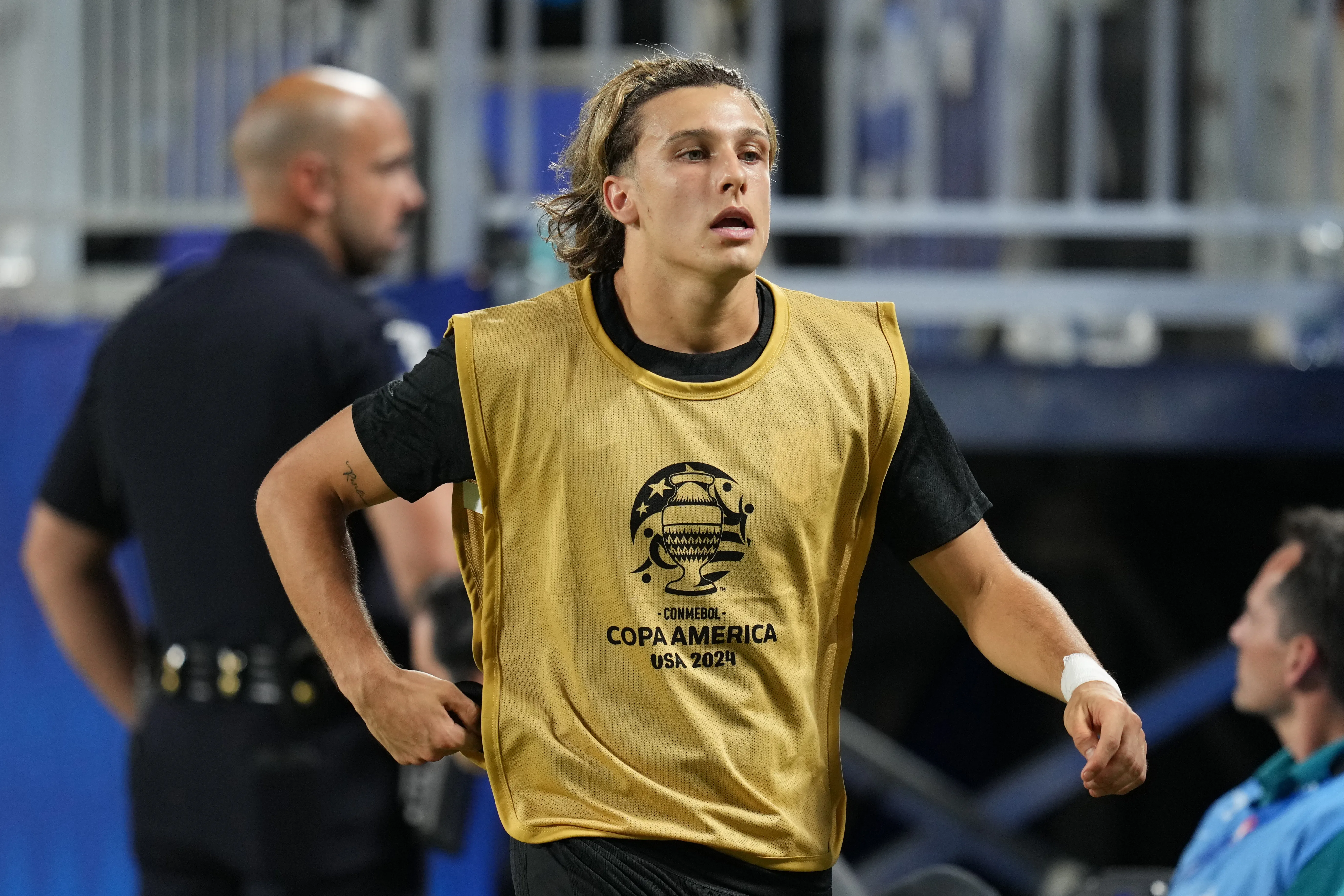 Agustín Canobbio también estuvo citado a la Copa América 2024. (Grant Halverson/Getty Images).