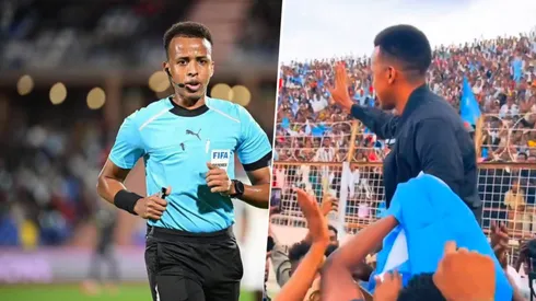 El árbitro Omar Abdulkadir Arta volvió como héroe a Somalia