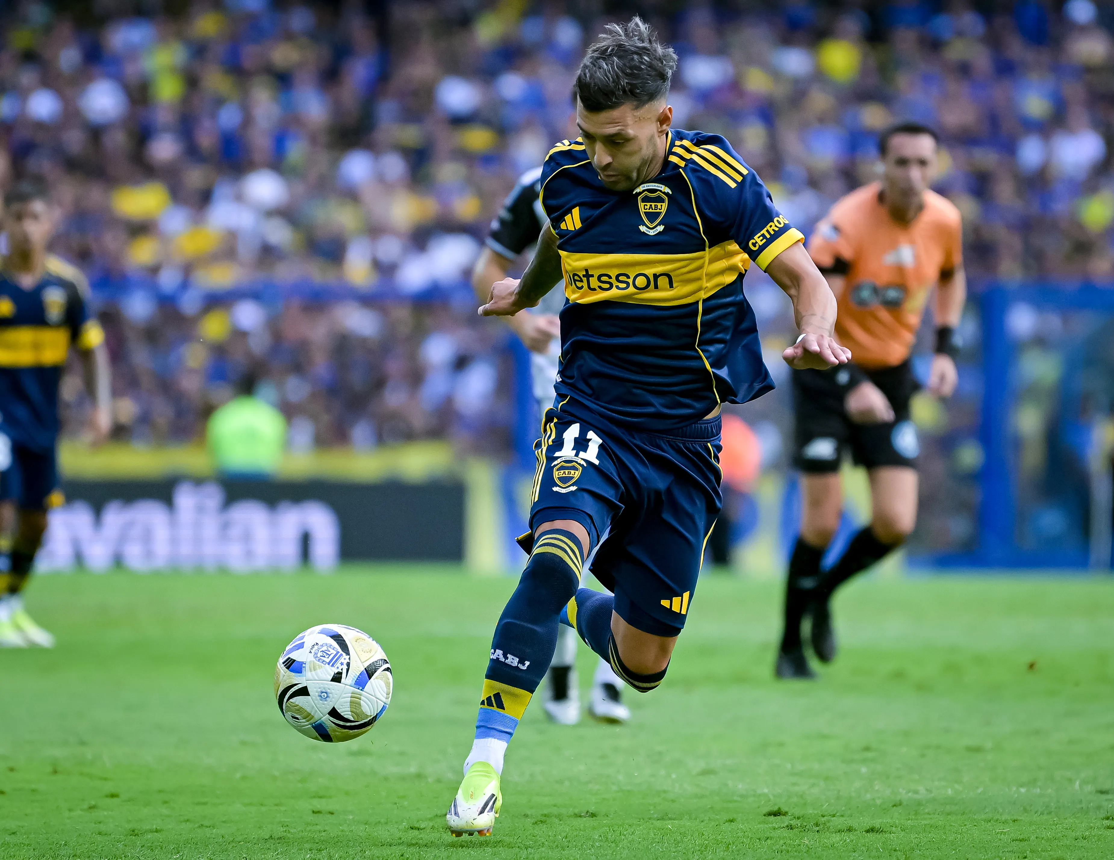 Lucas Janson ha jugado poco y nada en esta temporada 2026 con Boca Juniors. | Foto: Getty Images. 
