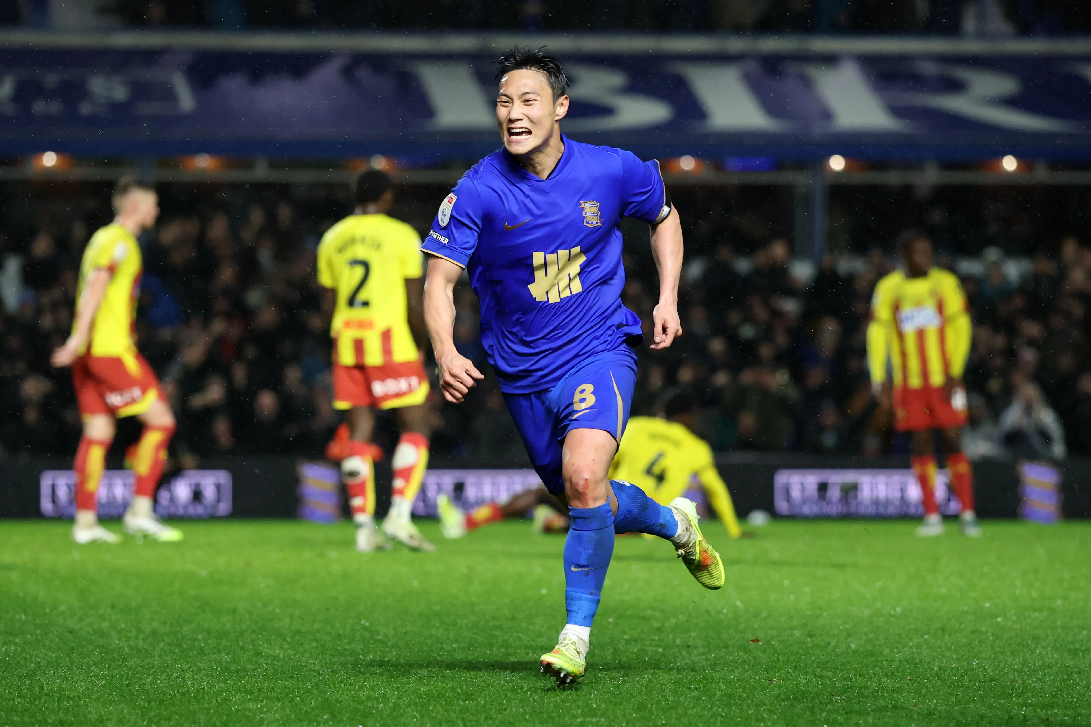 o destacar en el fútbol inglés con la camiseta del Birmingham City. ¿Será capaz de destacar en el Mundial 2026? | Foto: Getty Images.