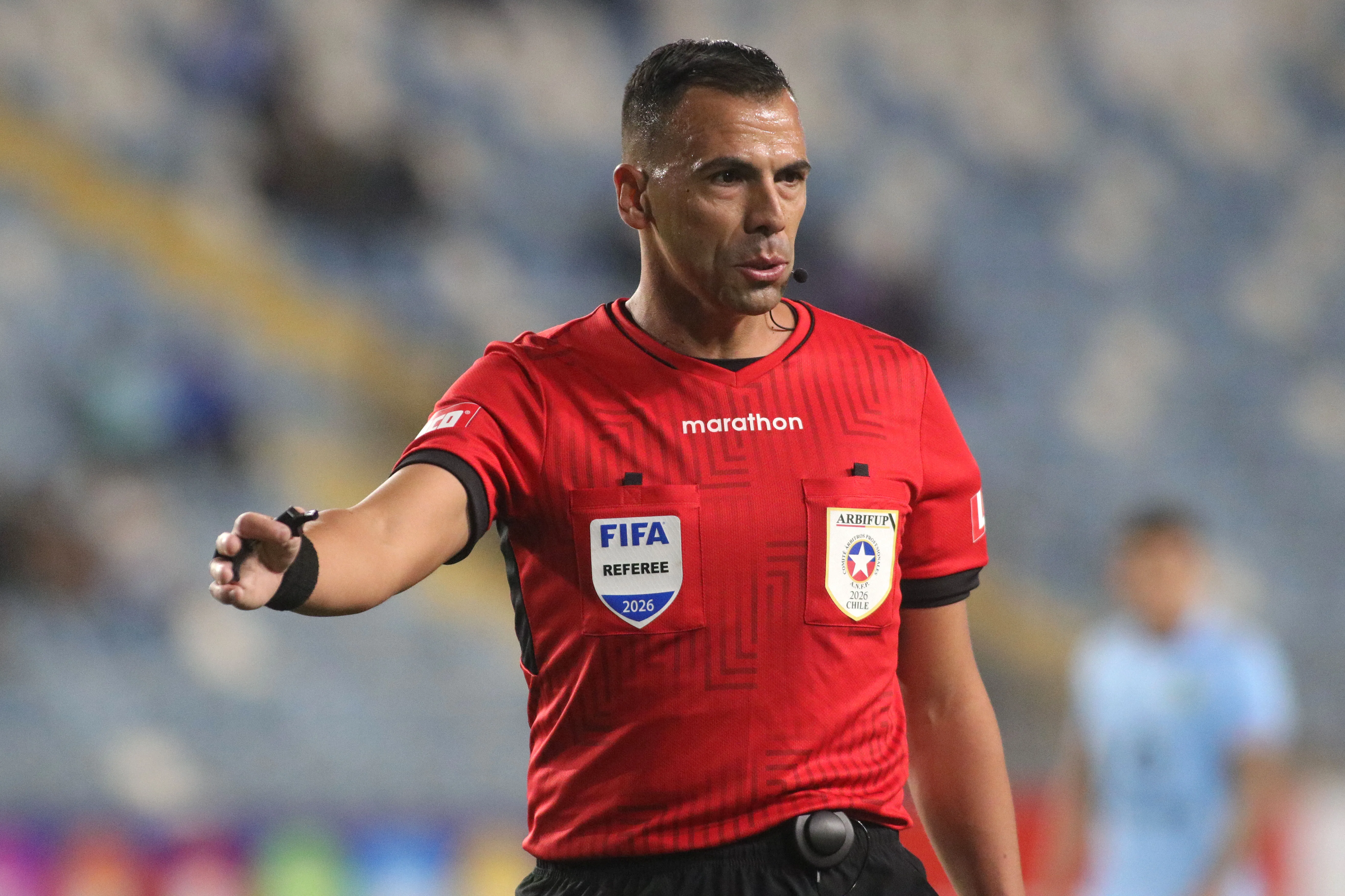 Juan Lara estará en el AVAR del primer partido del Mundial 2026. Foto: Jorge Loyola/Photosport